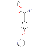 Ethyl-2-cyano-3-[4-(pyridin-2-ylmethoxy)phenyl]prop-2-enoate