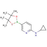 N-Cyclopropyl-5-(tetramethyl-1,3,2-dioxaborolan-2-yl)pyridin-2-amine