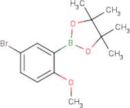 2-(5-Bromo-2-methoxyphenyl)-4,4,5,5-tetramethyl-1,3,2-dioxaborolane