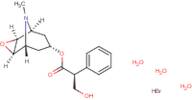 (1S,2R)-9-Methyl-3-oxa-9- azatricyclo[3.3.1.02,4]nonan-7-yl (2S)-3-hydroxy-2-phenylpropanoate trihydrate hydrobromide