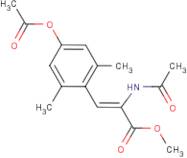 Methyl (2Z)-3-[4-(acetyloxy)-2,6-dimethylphenyl]-2-acetamidoprop-2-enoate