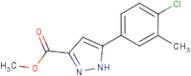 Methyl 5-(4-chloro-3-methylphenyl)-1H-pyrazole-3-carboxylate