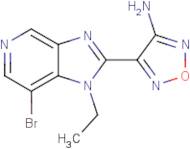 4-{7-Bromo-1-ethyl-1H-imidazo[4,5-c]pyridin-2-yl}-1,2,5-oxadiazol-3-amine