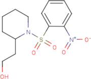 2-{1-[(2-Nitrobenzene)sulfonyl]piperidin-2-yl}ethan-1-ol