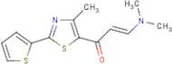 (2E)-3-(Dimethylamino)-1-[4-methyl-2-(thiophen-2-yl)-1,3-thiazol-5-yl]prop-2-en-1-one