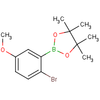 2-(2-Bromo-5-methoxyphenyl)-4,4,5,5-tetramethyl-1,3,2-dioxaborolane