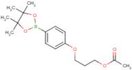 3-[4-(Tetramethyl-1,3,2-dioxaborolan-2-yl)phenoxy]propyl acetate