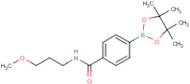 N-(3-Methoxypropyl)-4-(tetramethyl-1,3,2-dioxaborolan-2-yl)benzamide