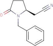 (S)-1-Benzyl-5-oxo-pyrrolidin-2-yl acetonitrile