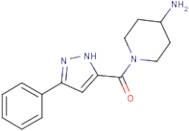 1-[(3-Phenyl-1H-pyrazol-5-yl)carbonyl]piperidin-4-amine