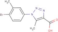 1-(4-Bromo-3-methylphenyl)-5-methyl-1H-1,2,3-triazole-4-carboxylic acid