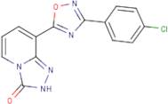 8-[3-(4-Chlorophenyl)-1,2,4-oxadiazol-5-yl][1,2,4]triazolo[4,3-a]pyridin-3(2H)-o