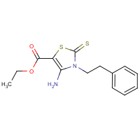 Ethyl 4-amino-3-(2-phenylethyl)-2-thioxo-2,3-dihydro-1,3-thiazole-5-carboxylate