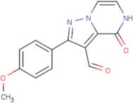 2-(4-Methoxyphenyl)-4-oxo-4,5-dihydropyrazolo[1,5-a]pyrazine-3-carbaldehyde