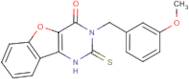 3-(3-Methoxybenzyl)-2-thioxo-2,3-dihydro[1]benzofuro[3,2-d]pyrimidin-4(1H)-one