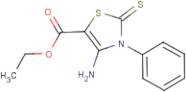 Ethyl 4-amino-3-phenyl-2-thioxo-2,3-dihydro-1,3-thiazole-5-carboxylate