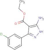 Ethyl 5-amino-3-(3-chlorophenyl)-1H-pyrazole-4-carboxylate