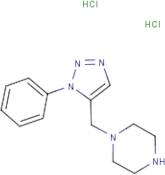 1-[(1-Phenyl-1H-1,2,3-triazol-5-yl)methyl]piperazine dihydrochloride