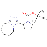 tert-Butyl 2-(6,7,8,9-tetrahydro-5H-[1,2,4]triazolo[4,3-a]azepin-3-yl)pyrrolidin