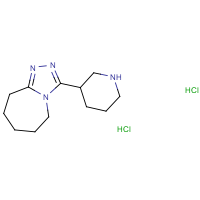 3-Piperidin-3-yl-6,7,8,9-tetrahydro-5H-[1,2,4]triazolo[4,3-a]azepine dihydrochloride