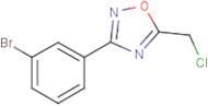 3-(3-Bromophenyl)-5-(chloromethyl)-1,2,4-oxadiazole