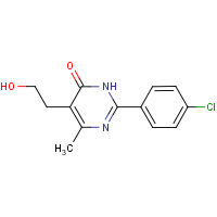 2-(4-Chlorophenyl)-5-(2-hydroxyethyl)-6-methylpyrimidin-4(3H)-one