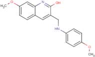 7-Methoxy-3-{[(4-methoxyphenyl)amino]methyl}quinolin-2(1H)-one