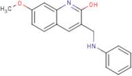 3-(Anilinomethyl)-7-methoxyquinolin-2(1H)-one