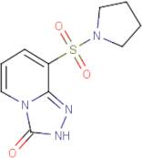 8-(Pyrrolidin-1-ylsulfonyl)[1,2,4]triazolo[4,3-a]pyridin-3(2H)-one