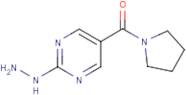 2-Hydrazino-5-(pyrrolidin-1-ylcarbonyl)pyrimidine