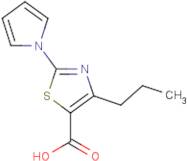 4-Propyl-2-(1H-pyrrol-1-yl)-1,3-thiazole-5-carboxylic acid