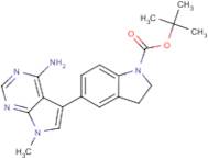 tert-Butyl 5-{4-amino-7-methyl-7H-pyrrolo[2,3-d]pyrimidin-5-yl}-2,3-dihydro-1H-indole-1-carboxylate