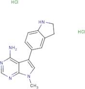 5-(2,3-Dihydro-1H-indol-5-yl)-7-methyl-7H-pyrrolo[2,3-d]pyrimidin-4-amine dihydrochloride
