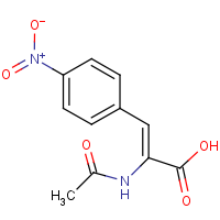 2-(Acetylamino)-3-(4-nitrophenyl)-2-propenoic acid