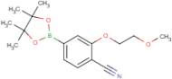 2-(2-Methoxyethoxy)-4-(tetramethyl-1,3,2-dioxaborolan-2-yl)benzonitrile