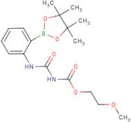 2-Methoxyethyl N-{[2-(tetramethyl-1,3,2-dioxaborolan-2-yl)phenyl]carbamoyl}carbamate