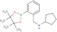 N-{[2-(Tetramethyl-1,3,2-dioxaborolan-2-yl)phenyl]methyl}cyclopentanamine