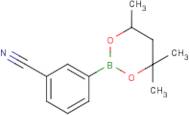 3-(4,4,6-Trimethyl-1,3,2-dioxaborinan-2-yl)benzonitrile