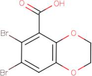 6,7-Dibromo-2,3-dihydro-1,4-benzodioxine-5-carboxylic acid