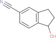 1-Hydroxy-2,3-dihydro-1H-indene-5-carbonitrile