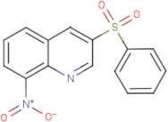 3-(Benzenesulfonyl)-8-nitroquinoline