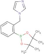 1-{[2-(Tetramethyl-1,3,2-dioxaborolan-2-yl)phenyl]methyl}-1H-imidazole