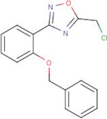 3-[2-(Benzyloxy)phenyl]-5-(chloromethyl)-1,2,4-oxadiazole