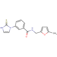 N-[(5-Methylfuran-2-yl)methyl]-3-(2-sulfanylidene-2,3-dihydro-1H-imidazol-1-yl)benzamide