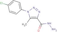 1-(4-Chlorophenyl)-5-methyl-1H-1,2,3-triazole-4-carbohydrazide