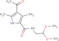 4-Acetyl-N-(2,2-dimethoxyethyl)-3,5-dimethyl-1H-pyrrole-2-carboxamide