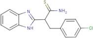 2-(1H-1,3-Benzodiazol-2-yl)-3-(4-chlorophenyl)propanethioamide