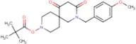 2-[(4-Methoxyphenyl)methyl]-3,5-dioxo-2,9-diazaspiro[5.5]undecan-9-yl 2,2-dimethylpropanoate