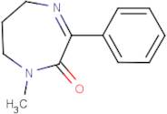 1-Methyl-3-phenyl-2,5,6,7-tetrahydro-1H-1,4-diazepin-2-one