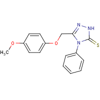 5-[(4-Methoxyphenoxy)methyl]-4-phenyl-2,4-dihydro-3H-1,2,4-triazole-3-thione